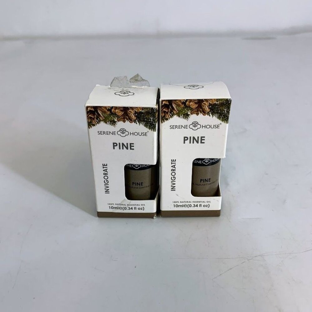Serene House Pine Invigorate 2 Btl 10 ML Natural Dropper Diffuser‎ Essential Oil